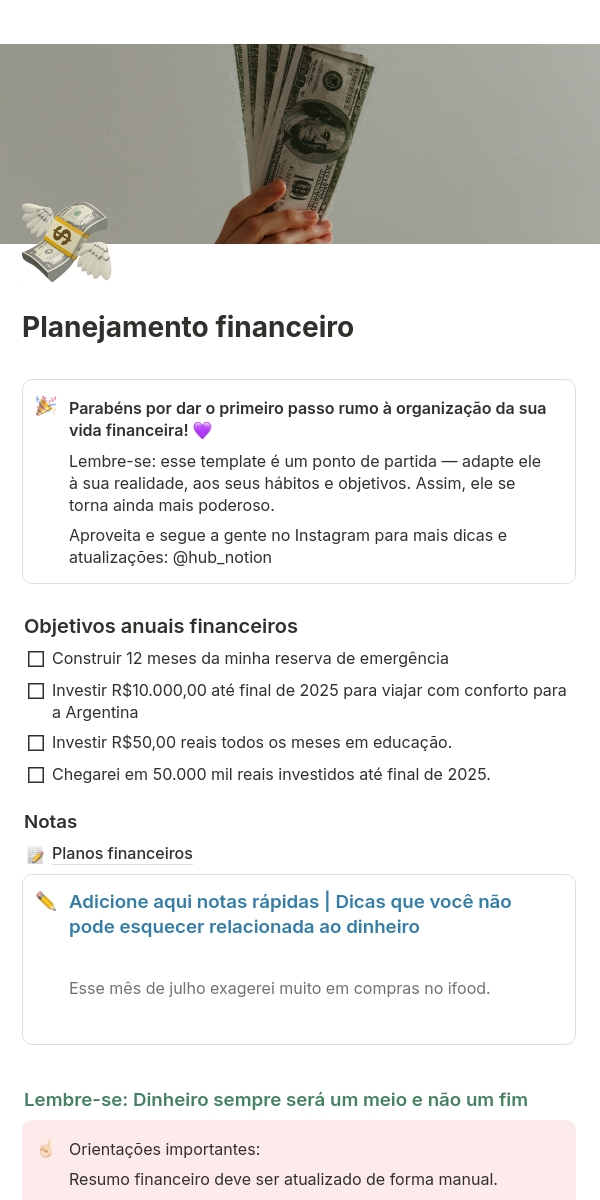 Planejamento Financeiro Pessoal - Imagem 2