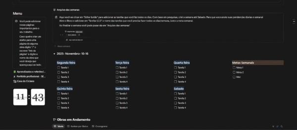 TEMPLATE PARA ENGENHEIROS CIVIS