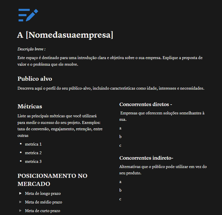 Seu negócio organizado| Template para empresas - Imagem 2